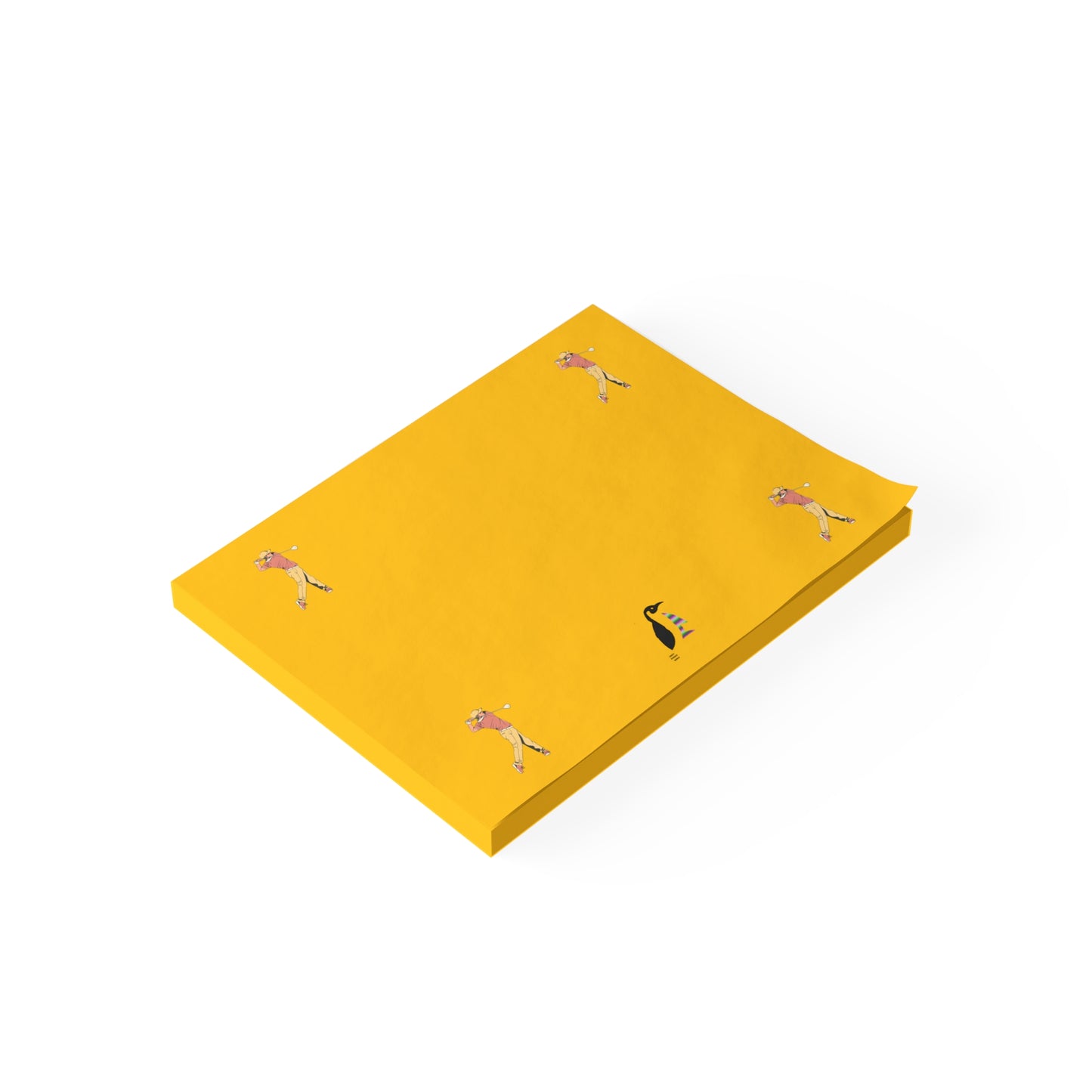 Post-it® Note Pads: Golf Yellow