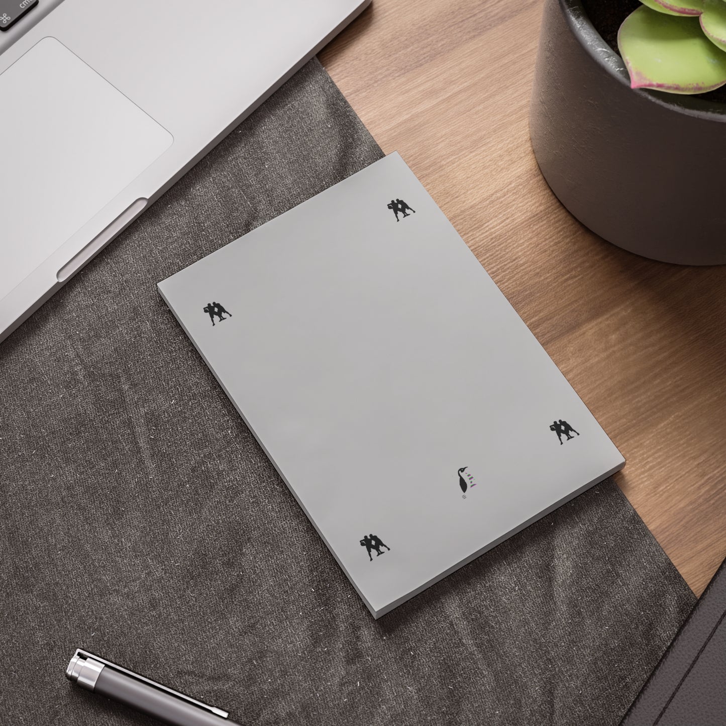 Post-it® Note Pads: Basketball Lite Grey