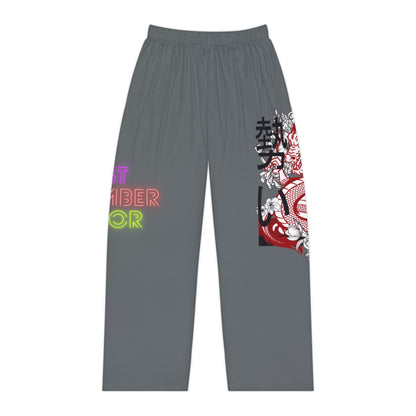 Women's Pajama Pants: Dragons Dark Grey