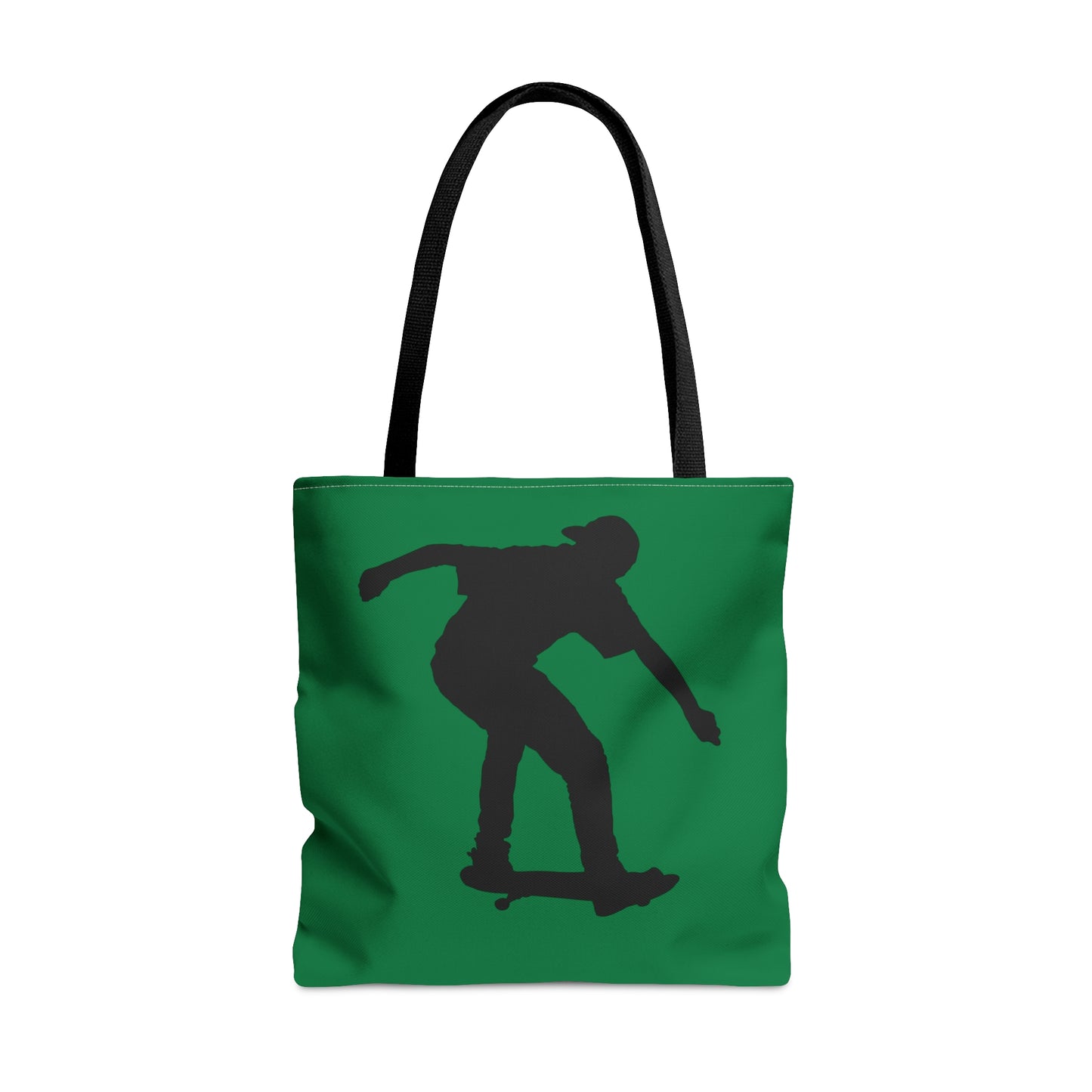 Tote Bag: Skateboarding Dark Green