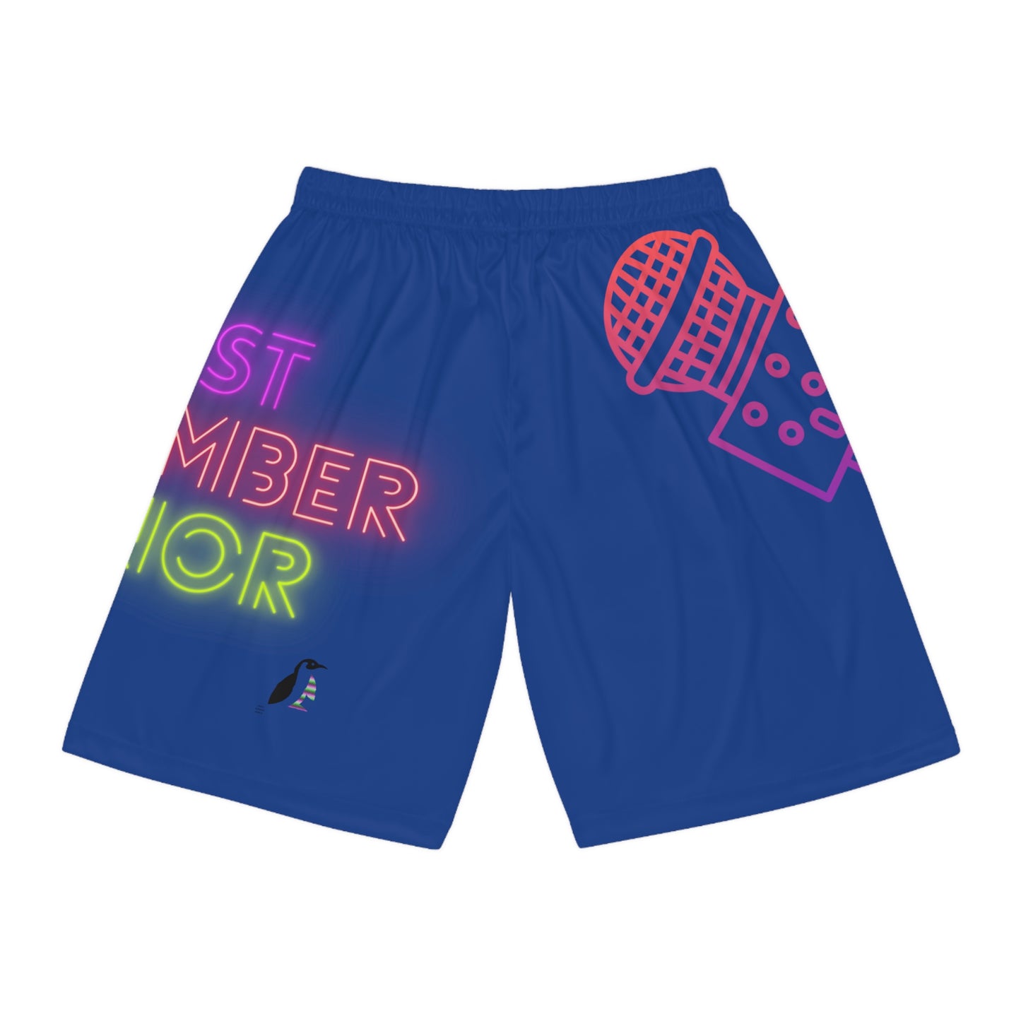 Basketball Shorts: Music Dark Blue