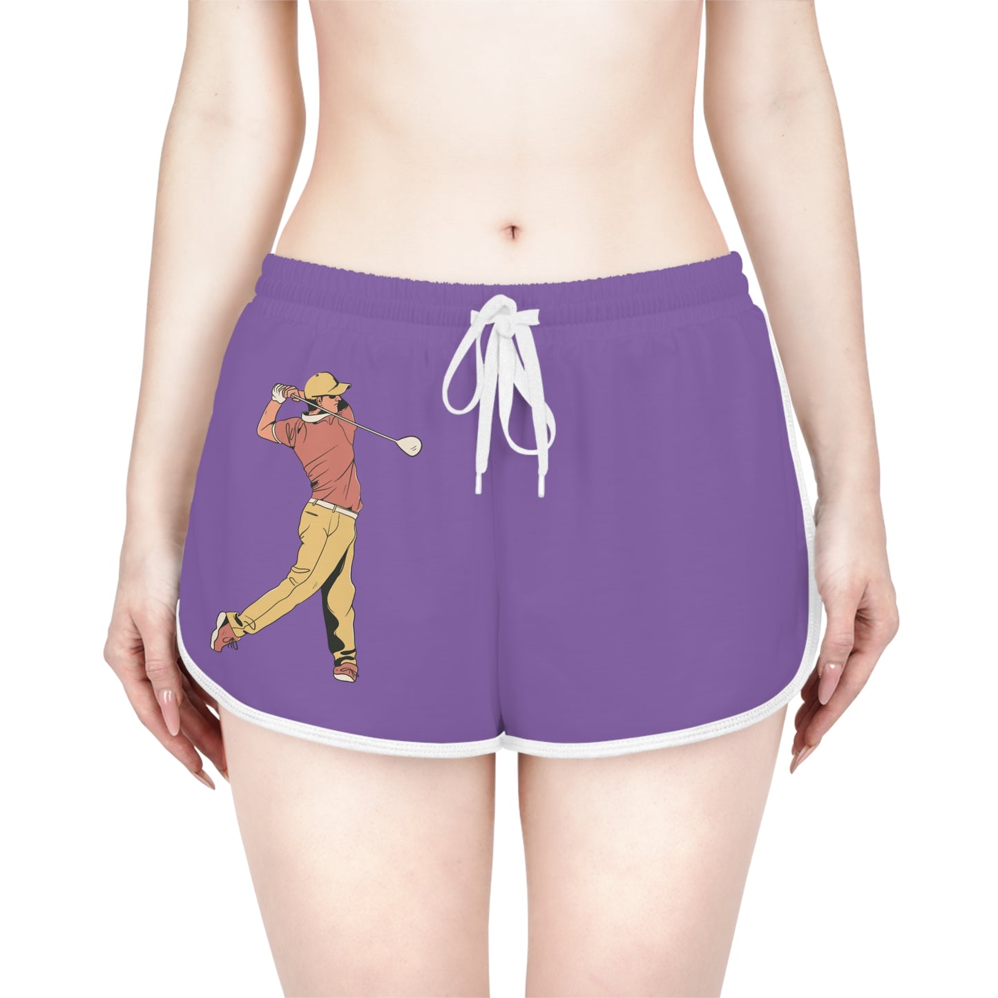 Women's Relaxed Shorts: Golf Lite Purple