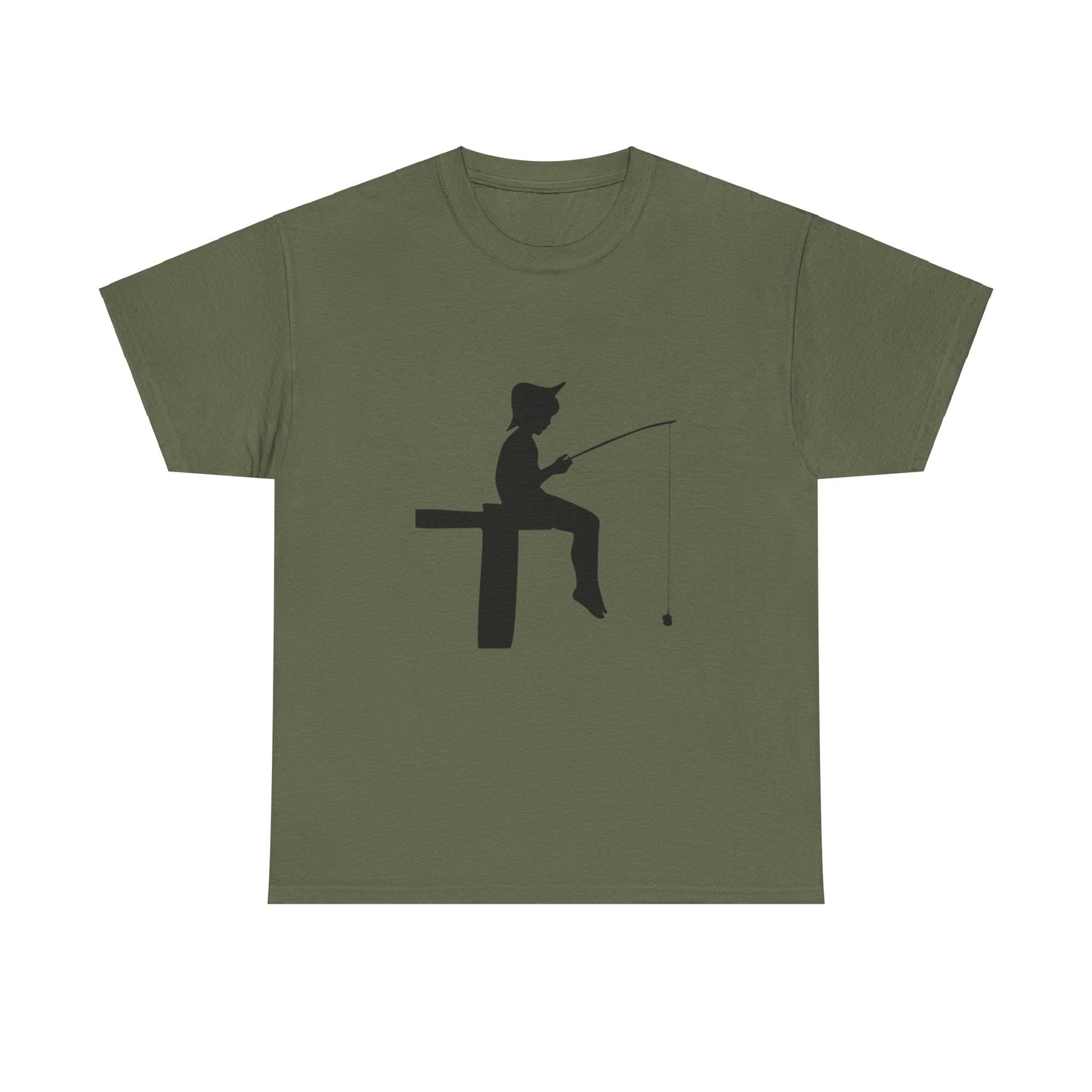 Heavy Cotton Tee: Fishing #2