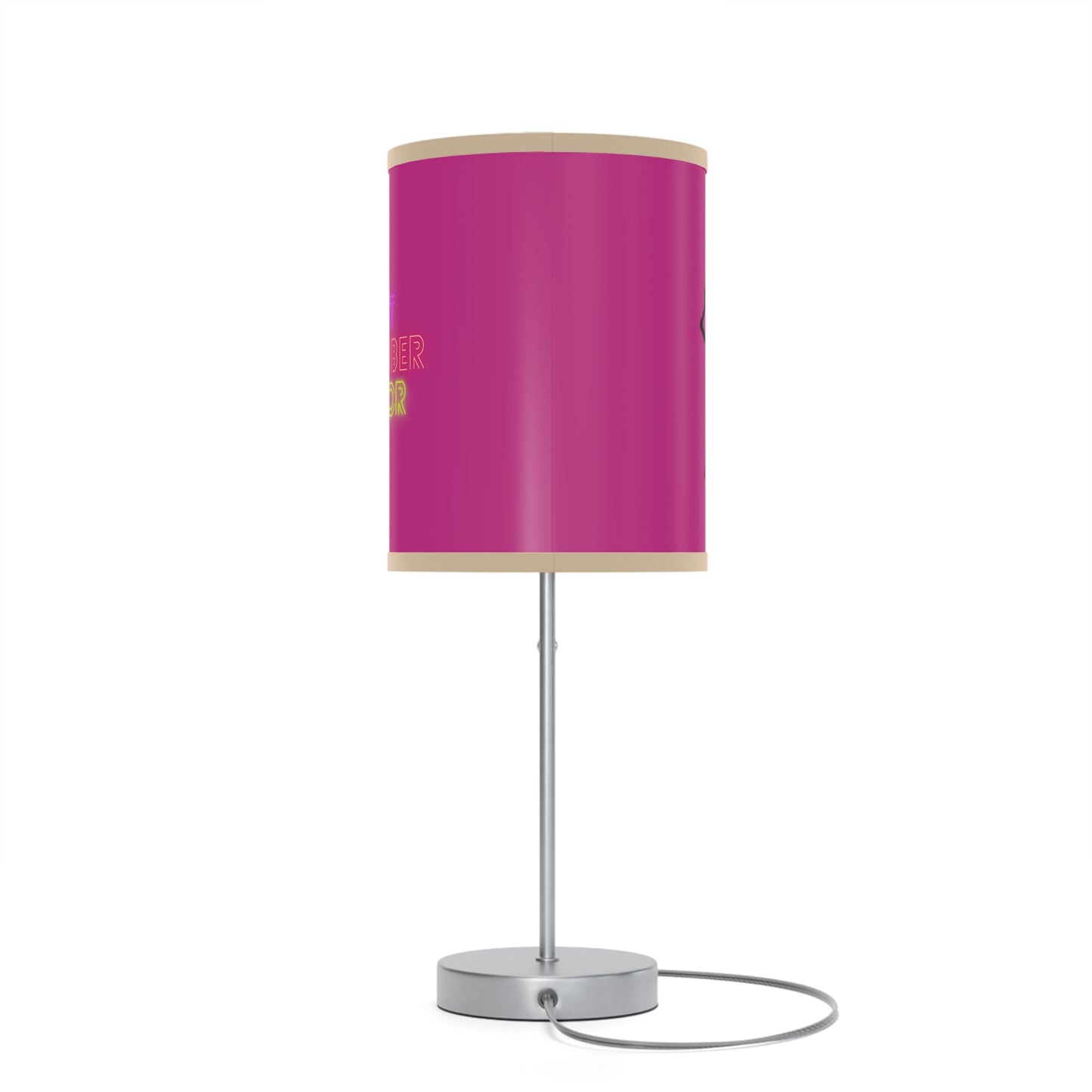 Lamp on a Stand, US|CA plug: Tennis Pink