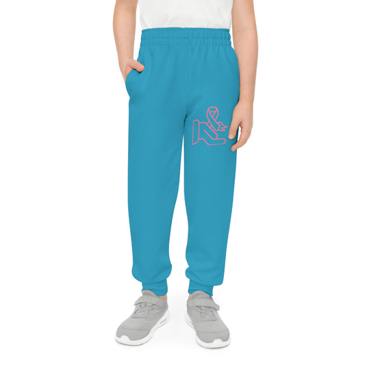 Youth Joggers: Fight Cancer Turquoise