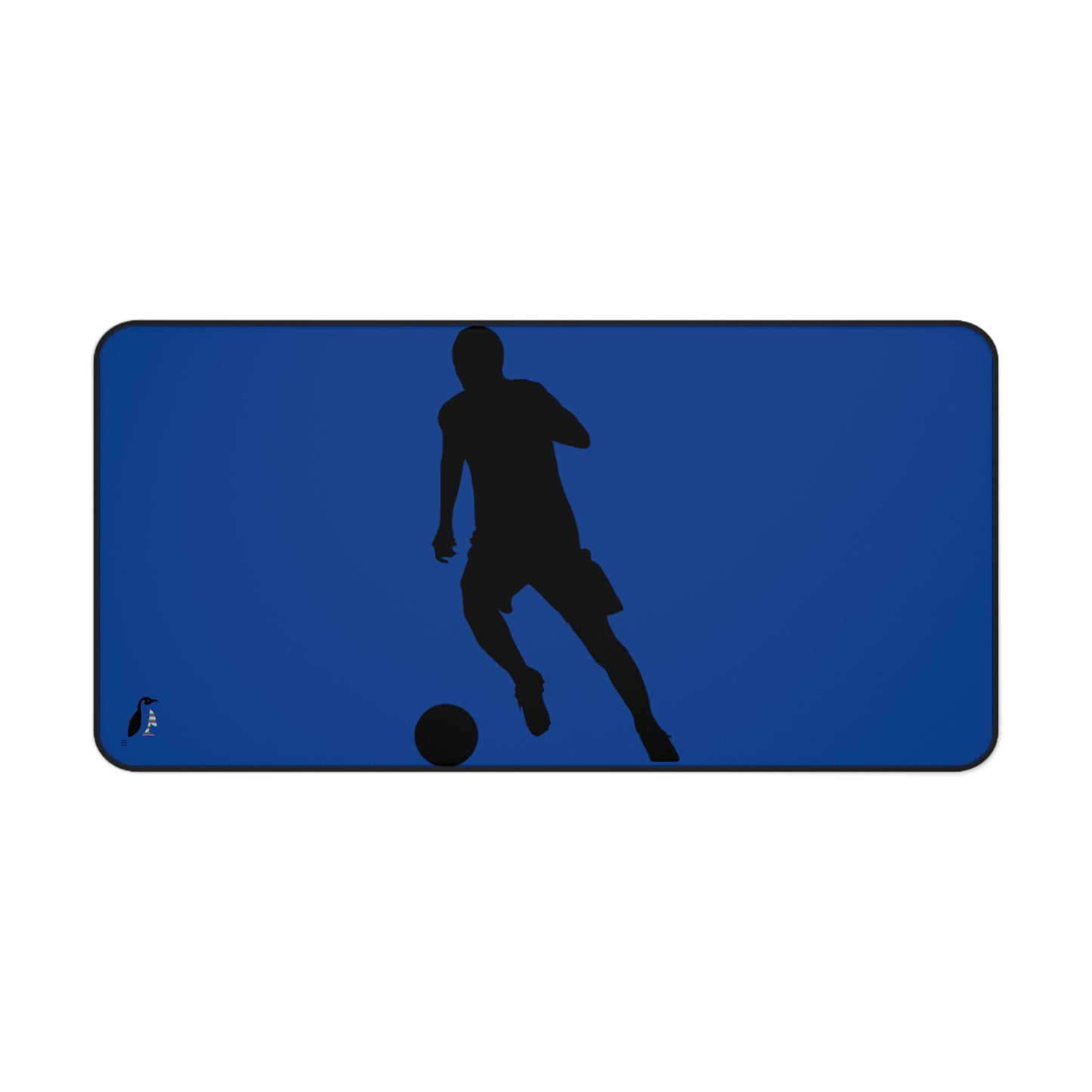 Desk Mat: Soccer Dark Blue