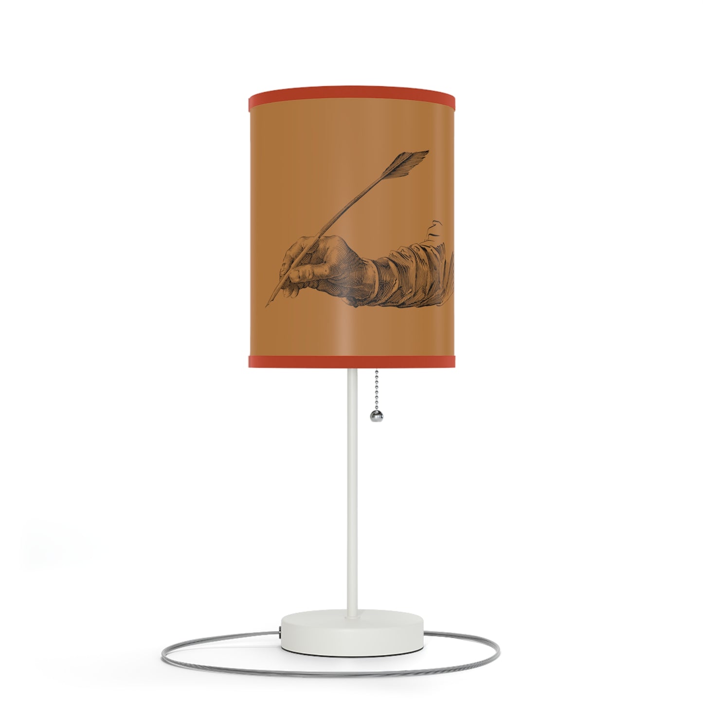 Lamp on a Stand, US|CA plug: Writing Lite Brown