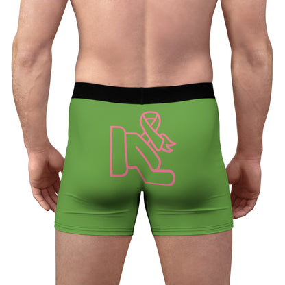 Men's Boxer Briefs: Fight Cancer Green