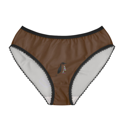 Women's Briefs: Music Brown