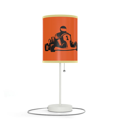 Lamp on a Stand, US|CA plug: Racing Orange