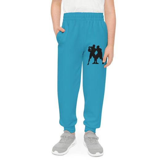 Youth Joggers: Basketball Turquoise