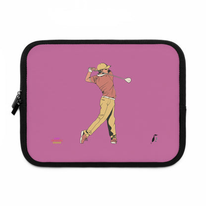 Laptop Sleeve: Golf Lite Pink