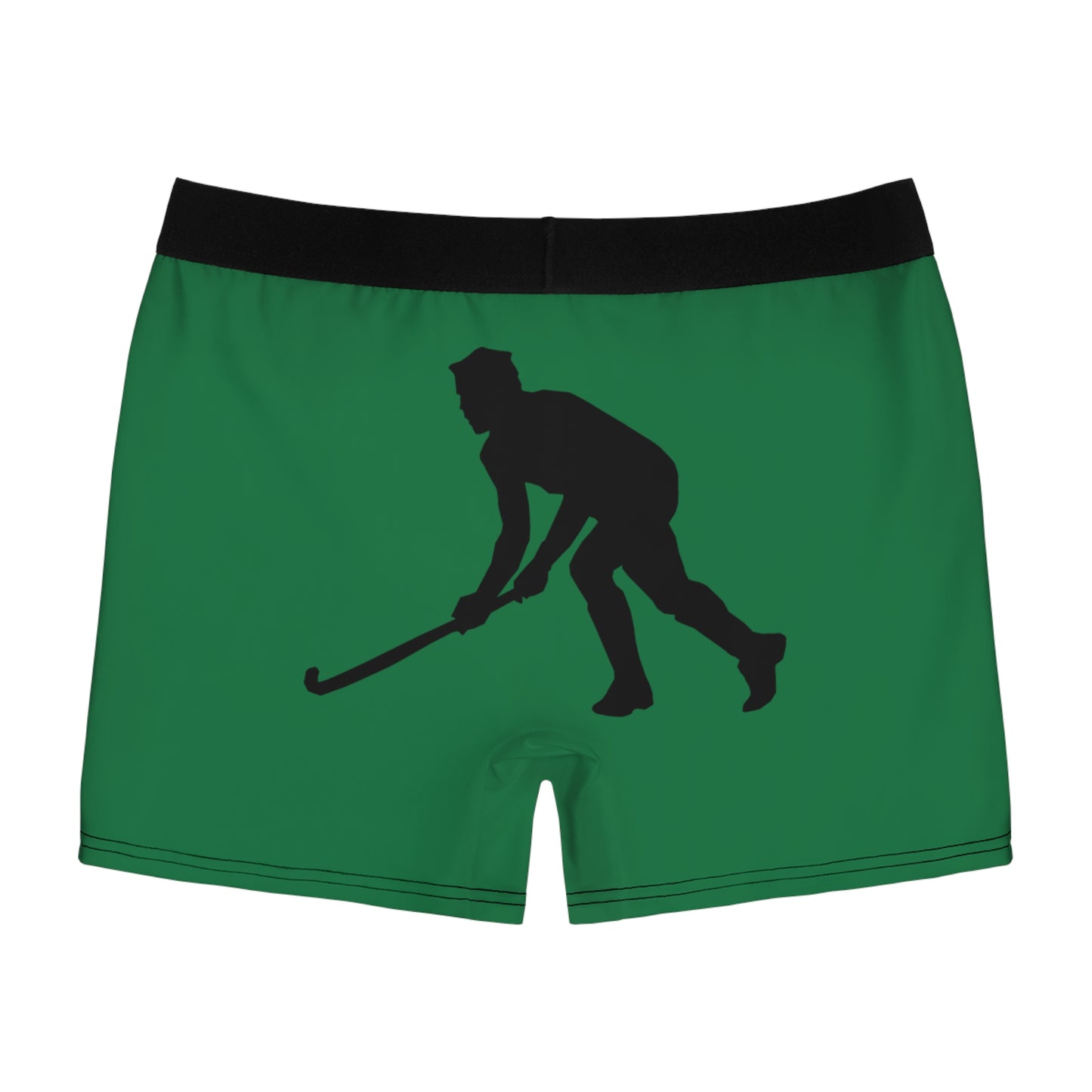 Men's Boxer Briefs: Hockey Dark Green