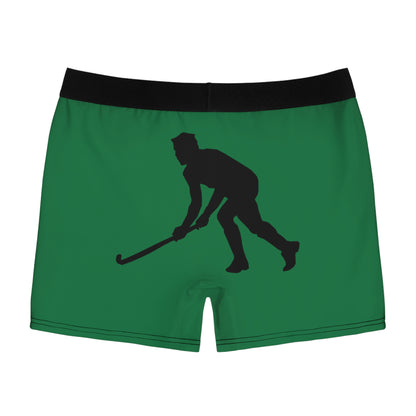 Men's Boxer Briefs: Hockey Dark Green