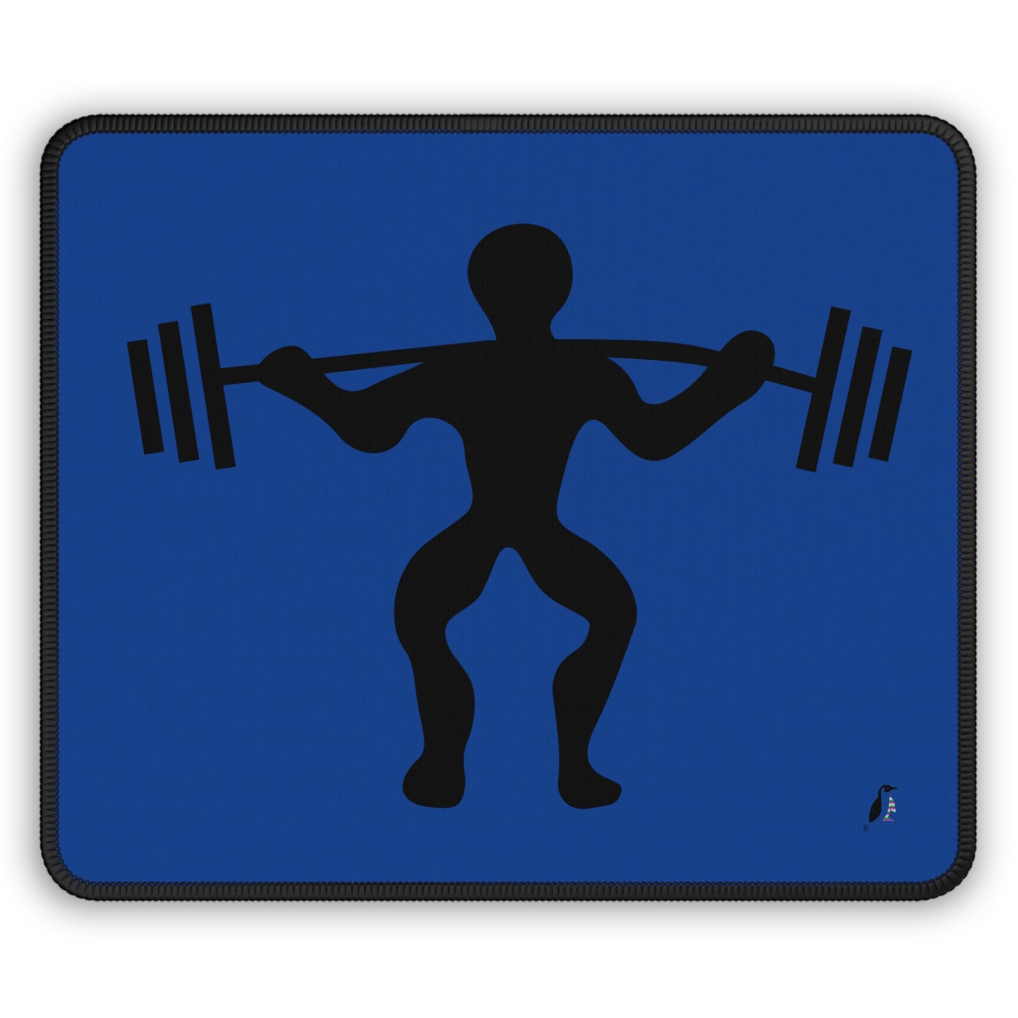 Gaming Mouse Pad: Weightlifting Dark Blue