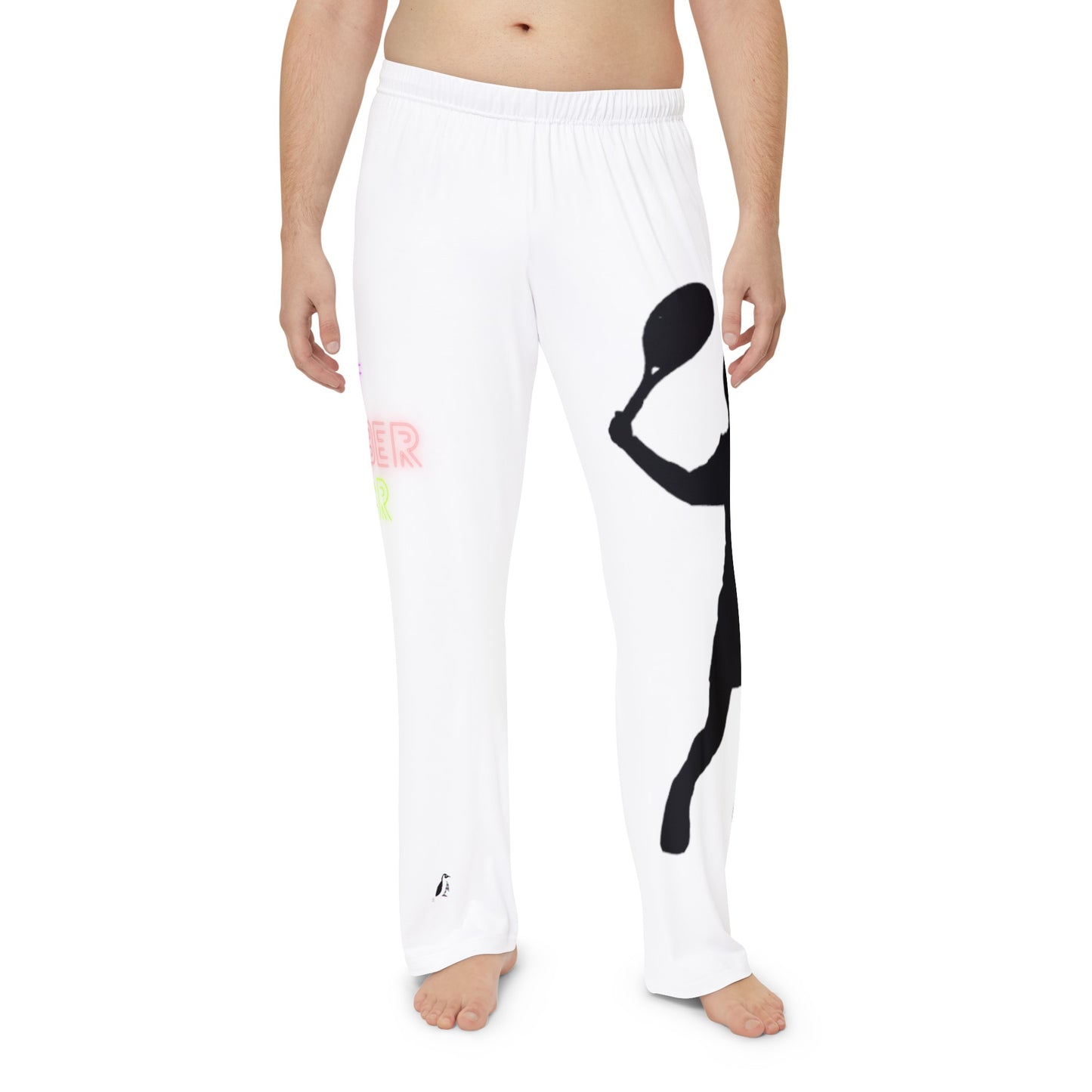 Men's Pajama Pants: Tennis White