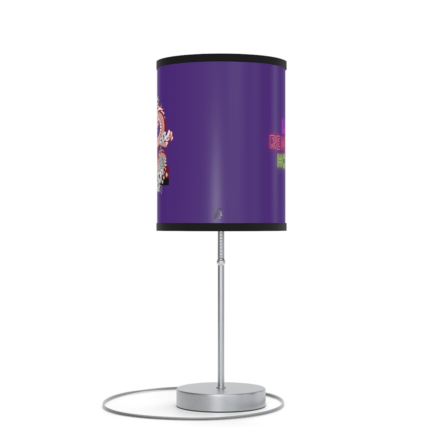 Lamp on a Stand, US|CA plug: Dragons Purple