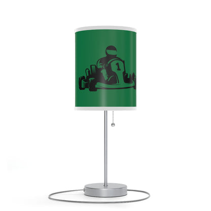 Lamp on a Stand, US|CA plug: Racing Dark Green