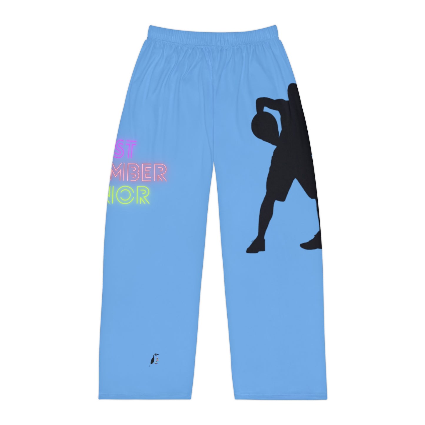 Men's Pajama Pants: Basketball Lite Blue