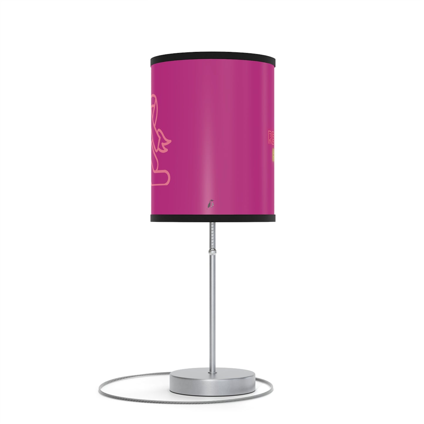 Lamp on a Stand, US|CA plug: Fight Cancer Pink