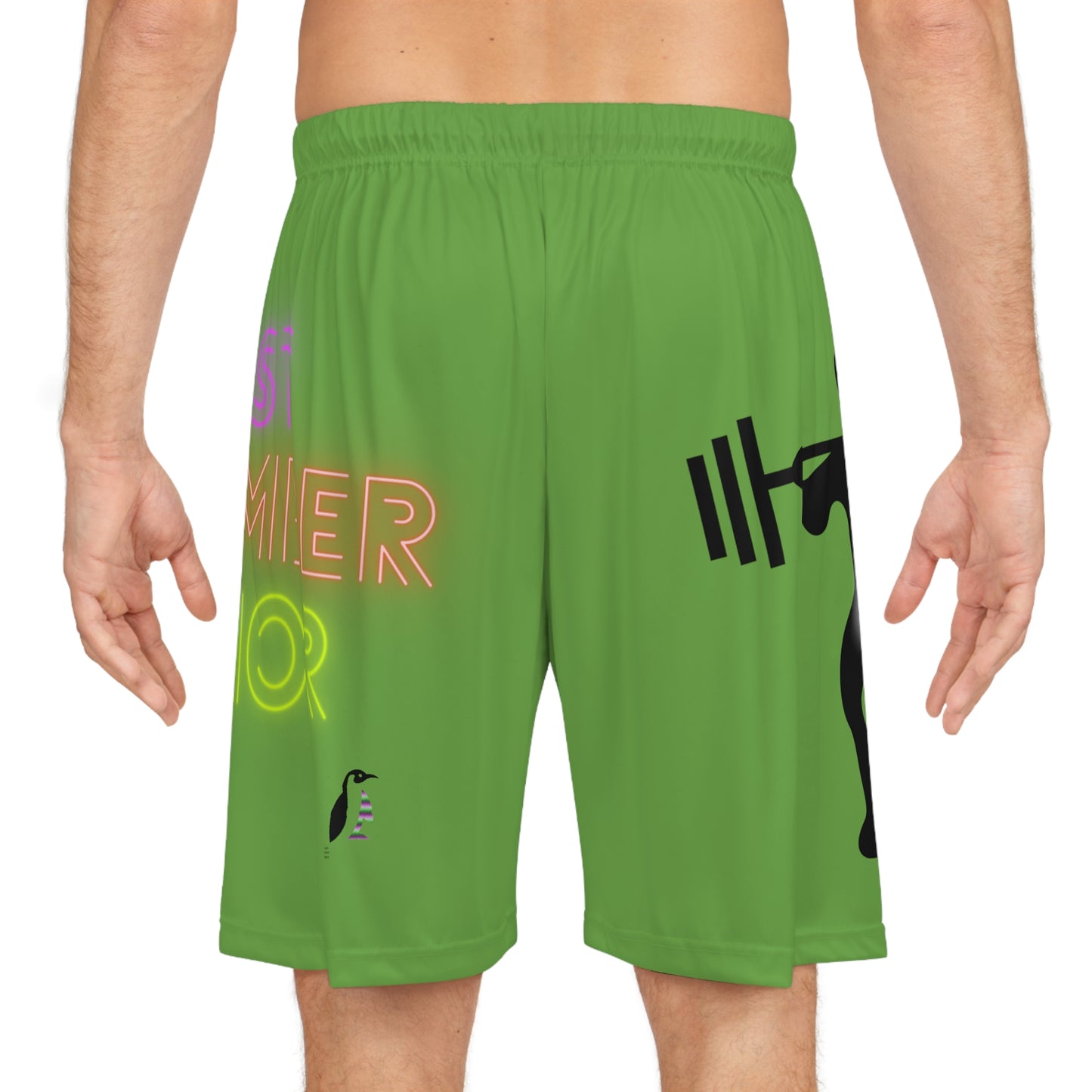 Basketball Shorts: Weightlifting Green