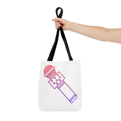 Tote Bag: Music White