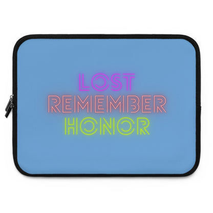 Laptop Sleeve: Lost Remember Honor Lite Blue