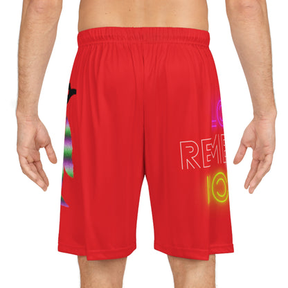 Basketball Shorts: Lost Remember Honor Red