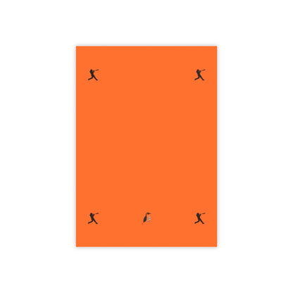 Post-it® Note Pads: Baseball Orange