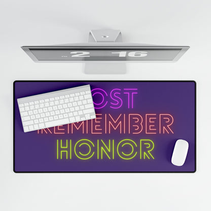 Desk Mats: Lost Remember Honor Purple