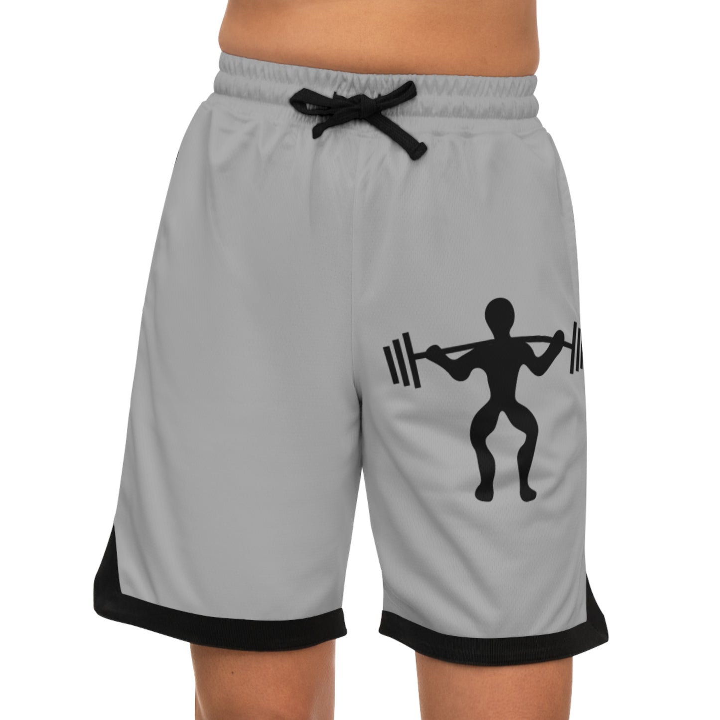 Basketball Rib Shorts: Weightlifting Lite Grey