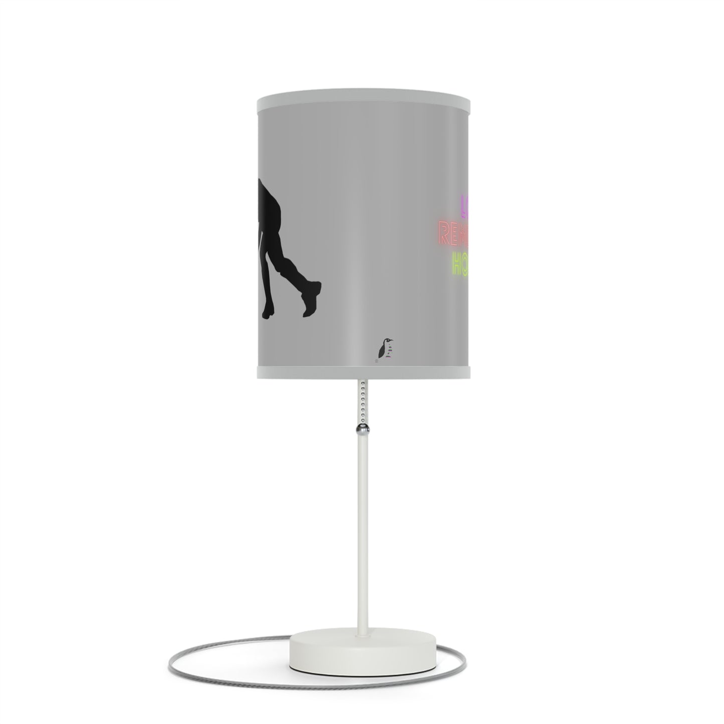 Lamp on a Stand, US|CA plug: Hockey Lite Grey 