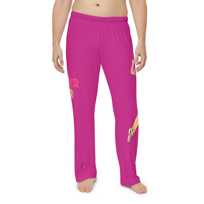 Men's Pajama Pants: Golf Pink