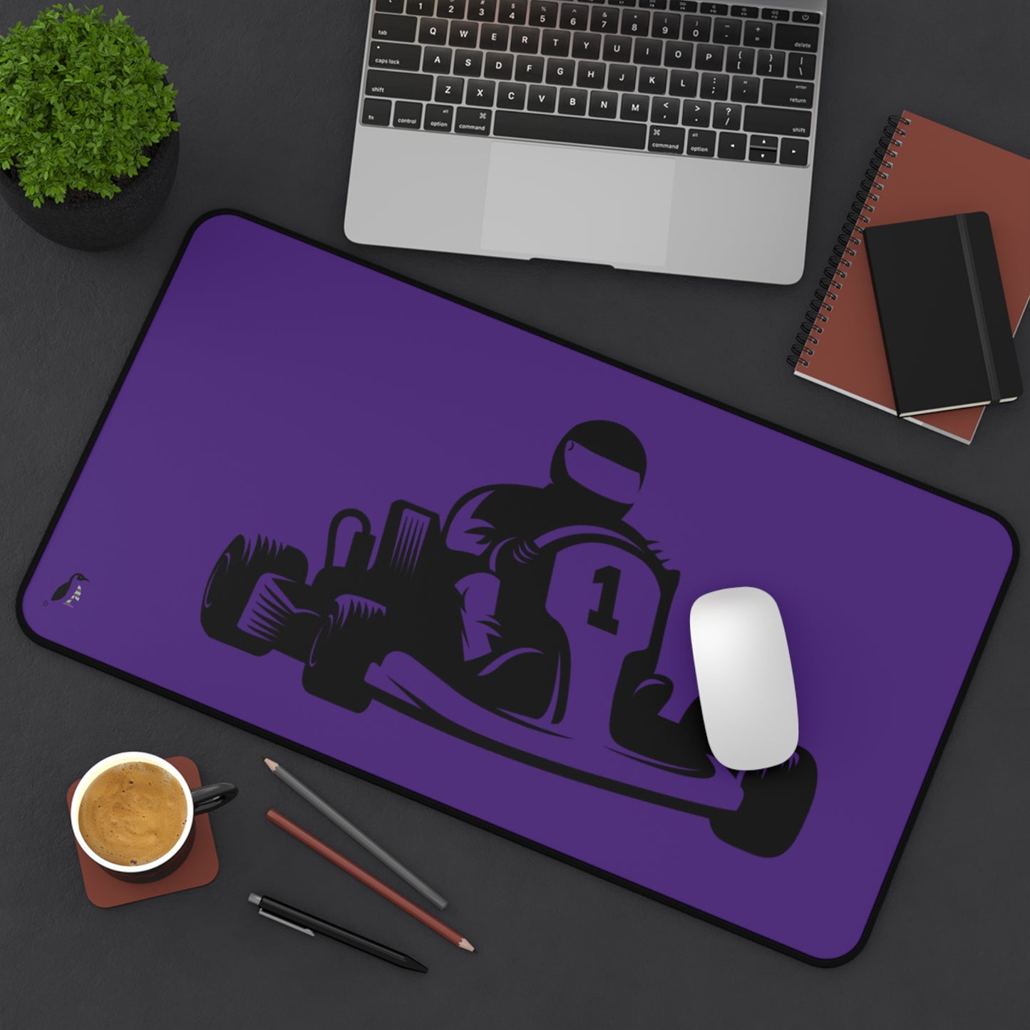 Desk Mat: Racing Purple