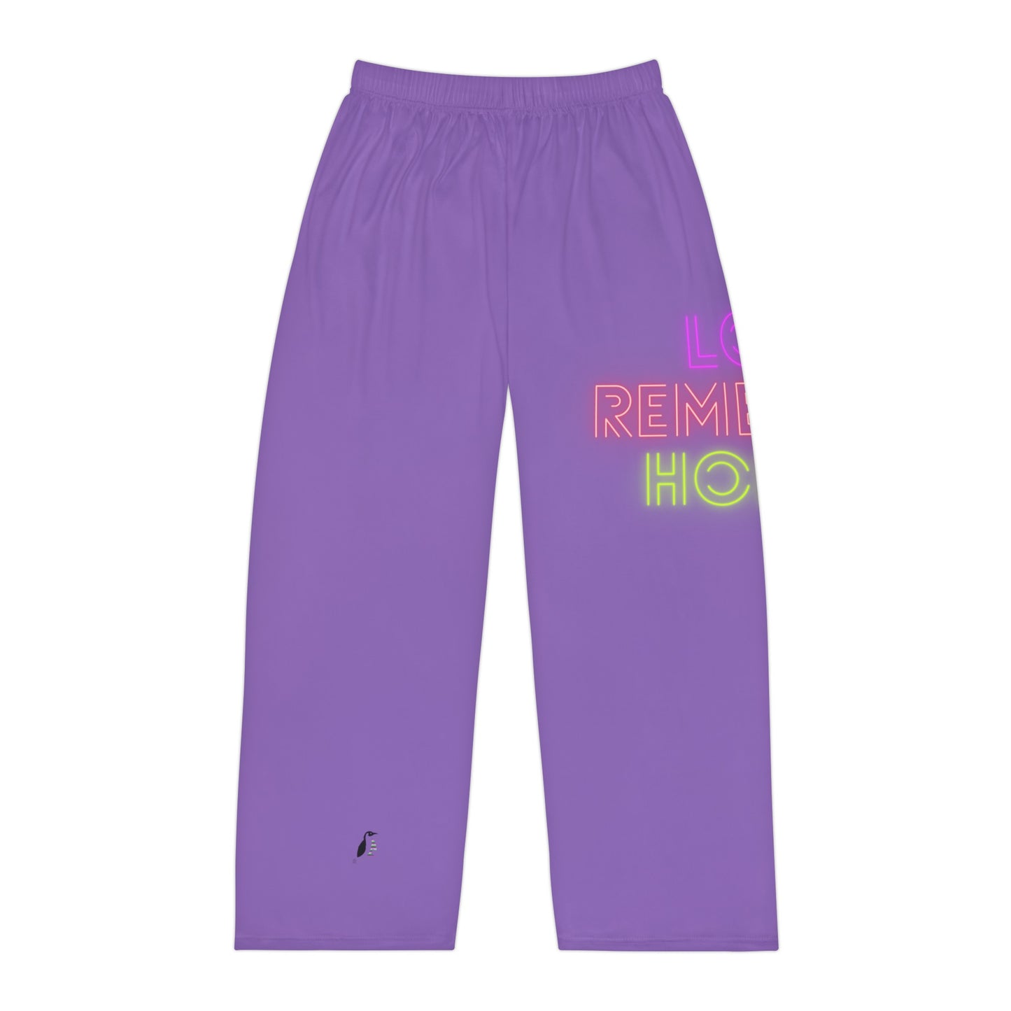 Men's Pajama Pants: Lost Remember Honor Lite Purple