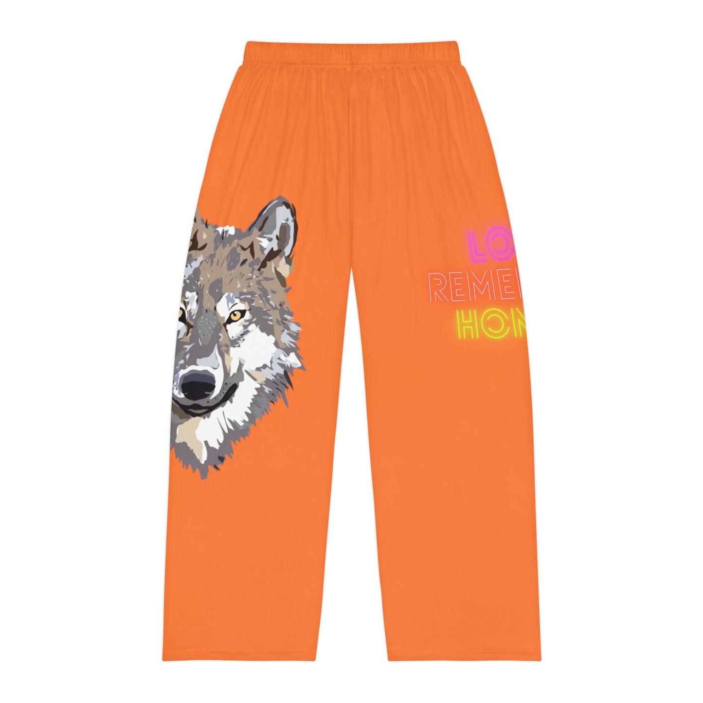 Men's Pajama Pants: Wolves Crusta