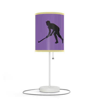 Lamp on a Stand, US|CA plug: Hockey Lite Purple 