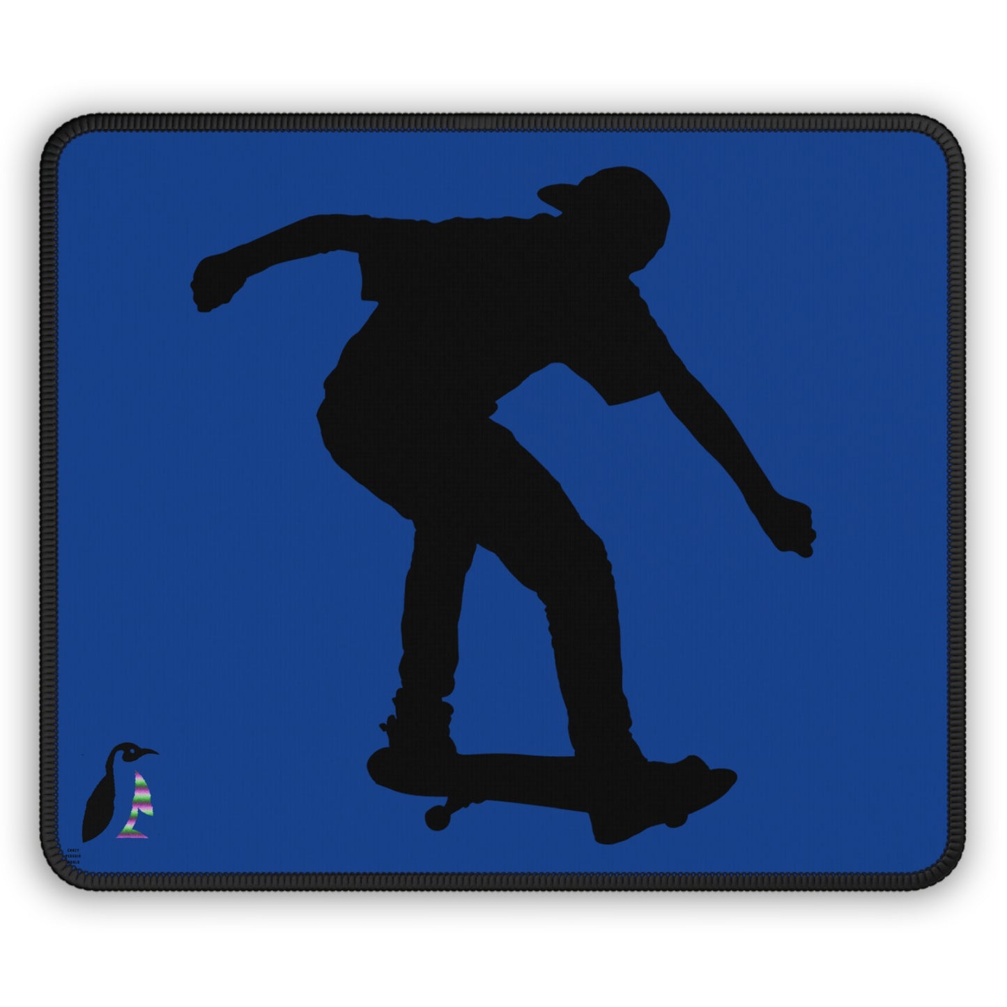 Gaming Mouse Pad: Skateboarding Dark Blue