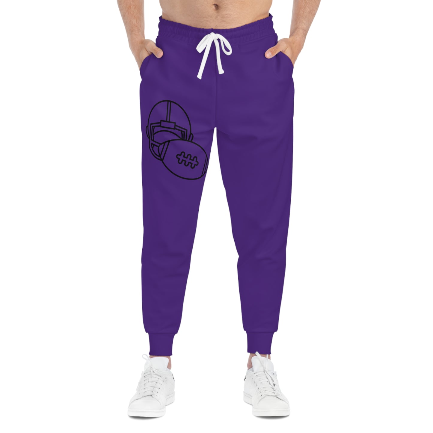 Athletic Joggers: Football Purple