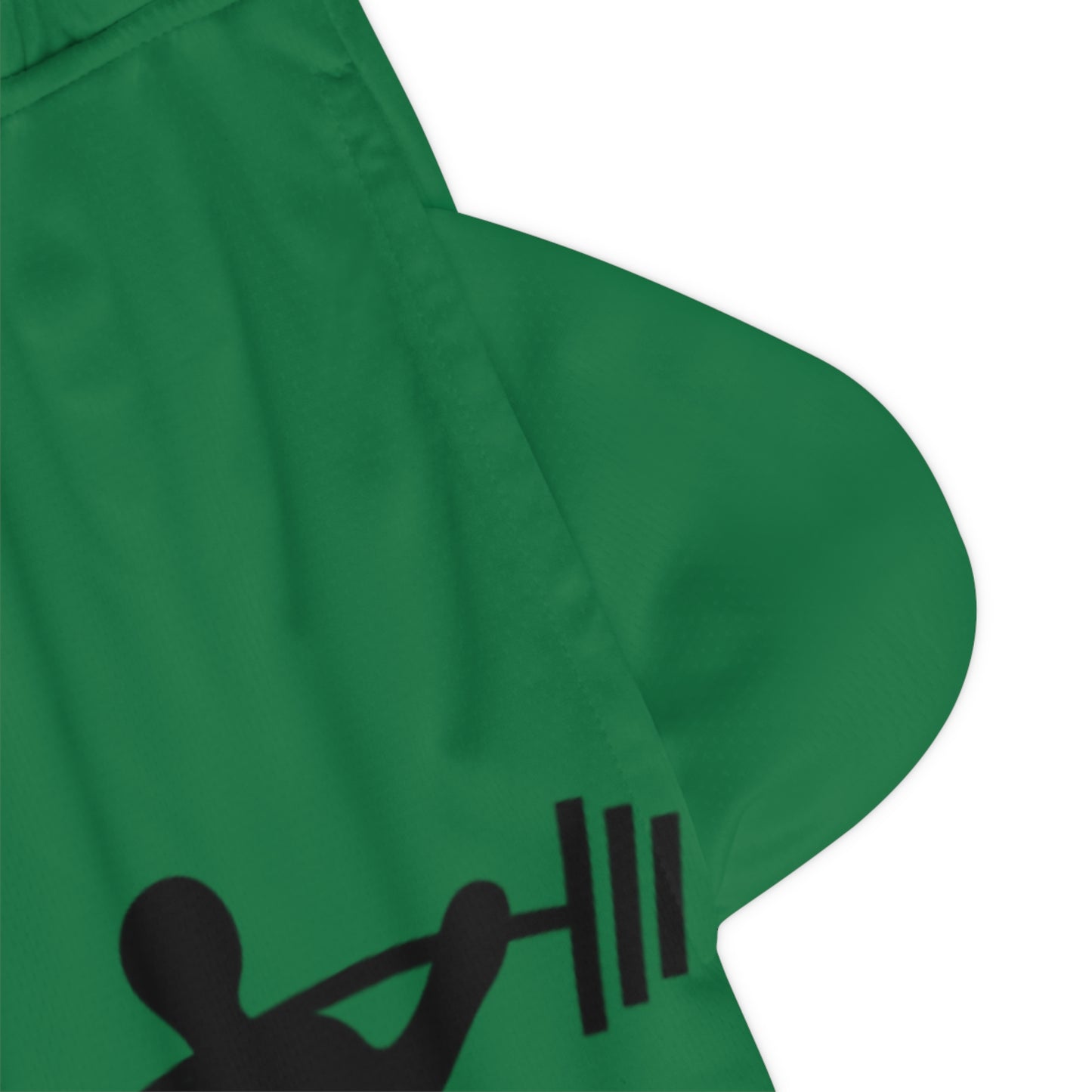 Basketball Rib Shorts: Weightlifting Dark Green