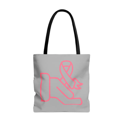 Tote Bag: Fight Cancer Lite Grey