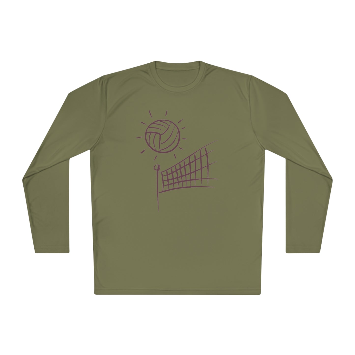 Lightweight Long Sleeve Tee: Volleyball #2