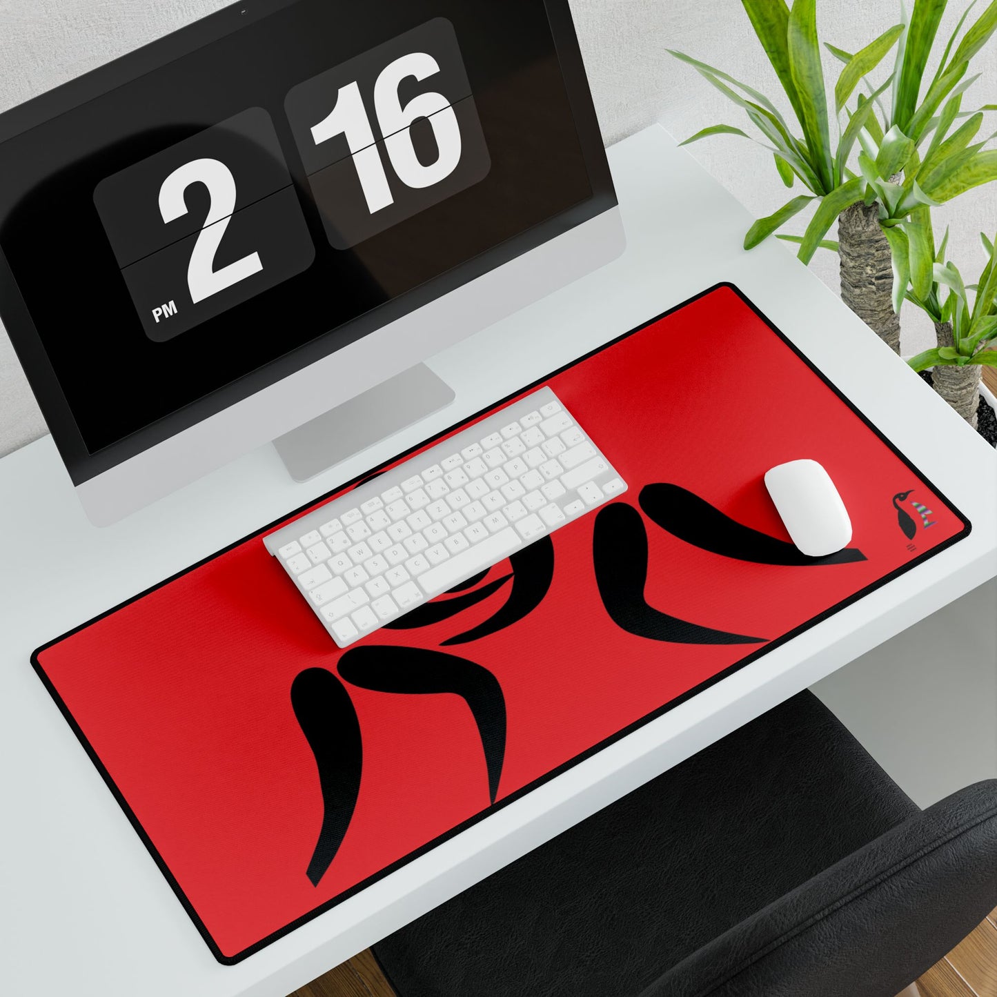 Desk Mats: Wrestling Red