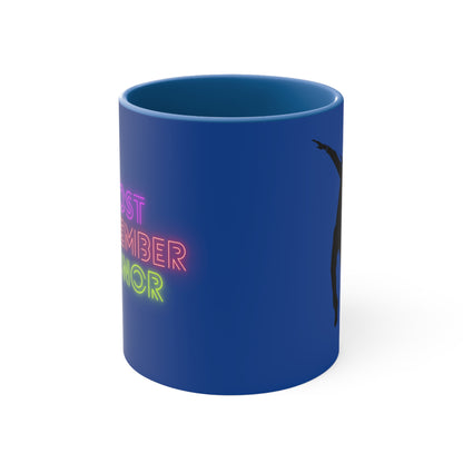 Accent Coffee Mug, 11oz: Dance Dark Blue