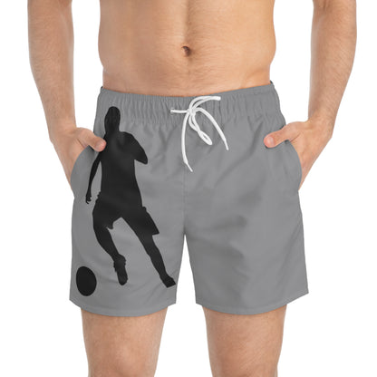 Swim Trunks: Soccer Grey