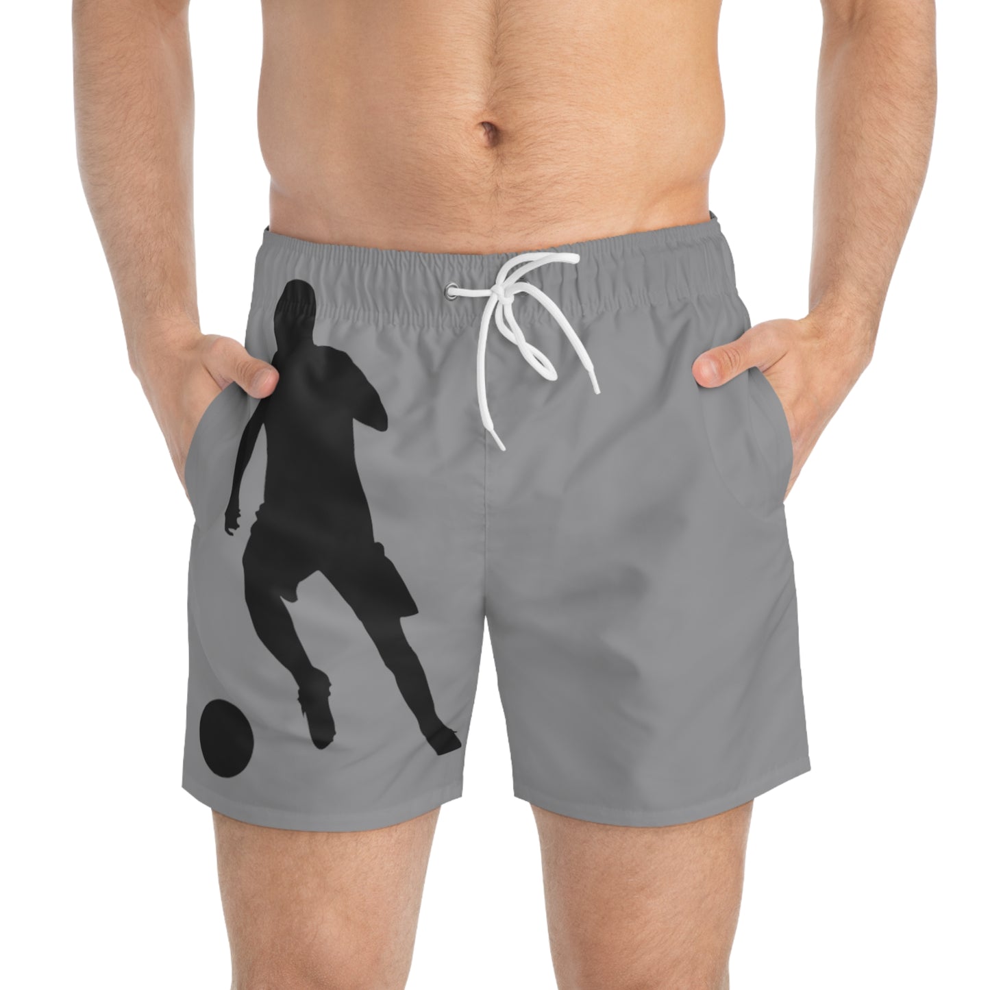 Swim Trunks: Soccer Grey