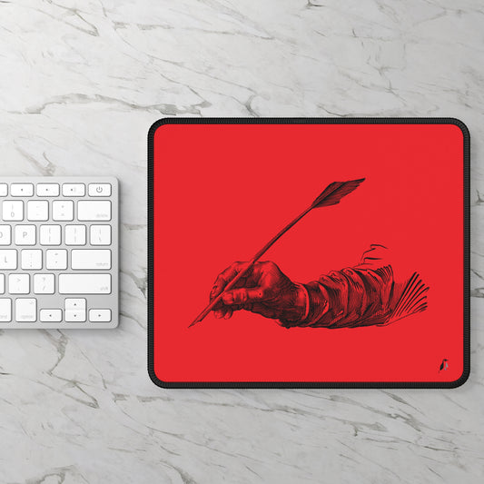 Gaming Mouse Pad: Writing Red