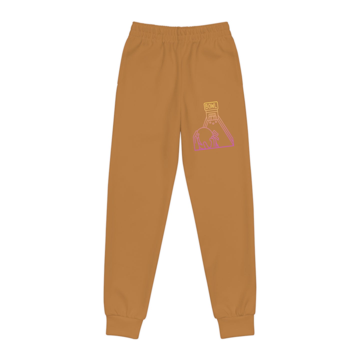 Youth Joggers: Bowling Lite Brown