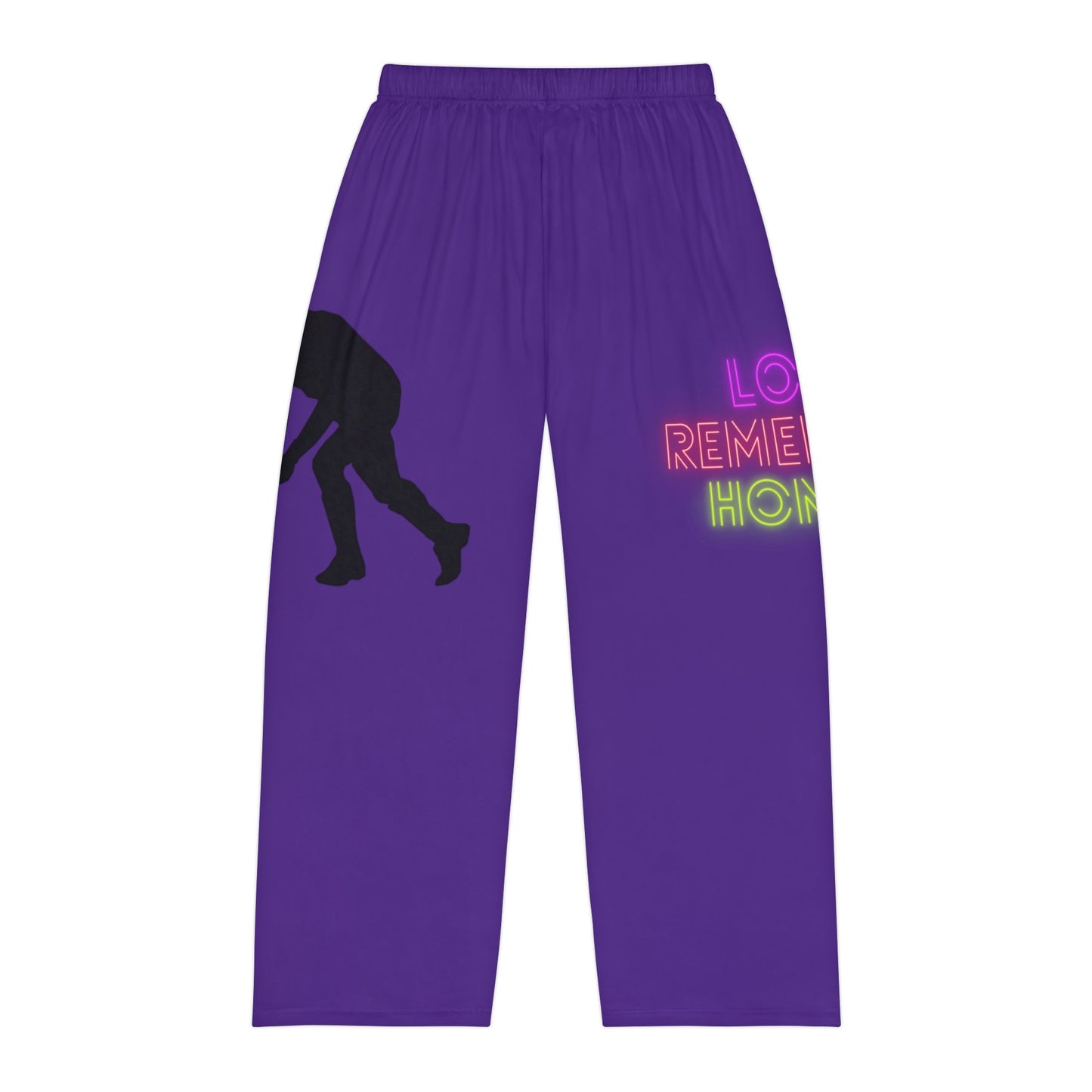 Men's Pajama Pants: Hockey Purple