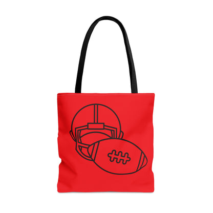 Tote Bag: Football Red